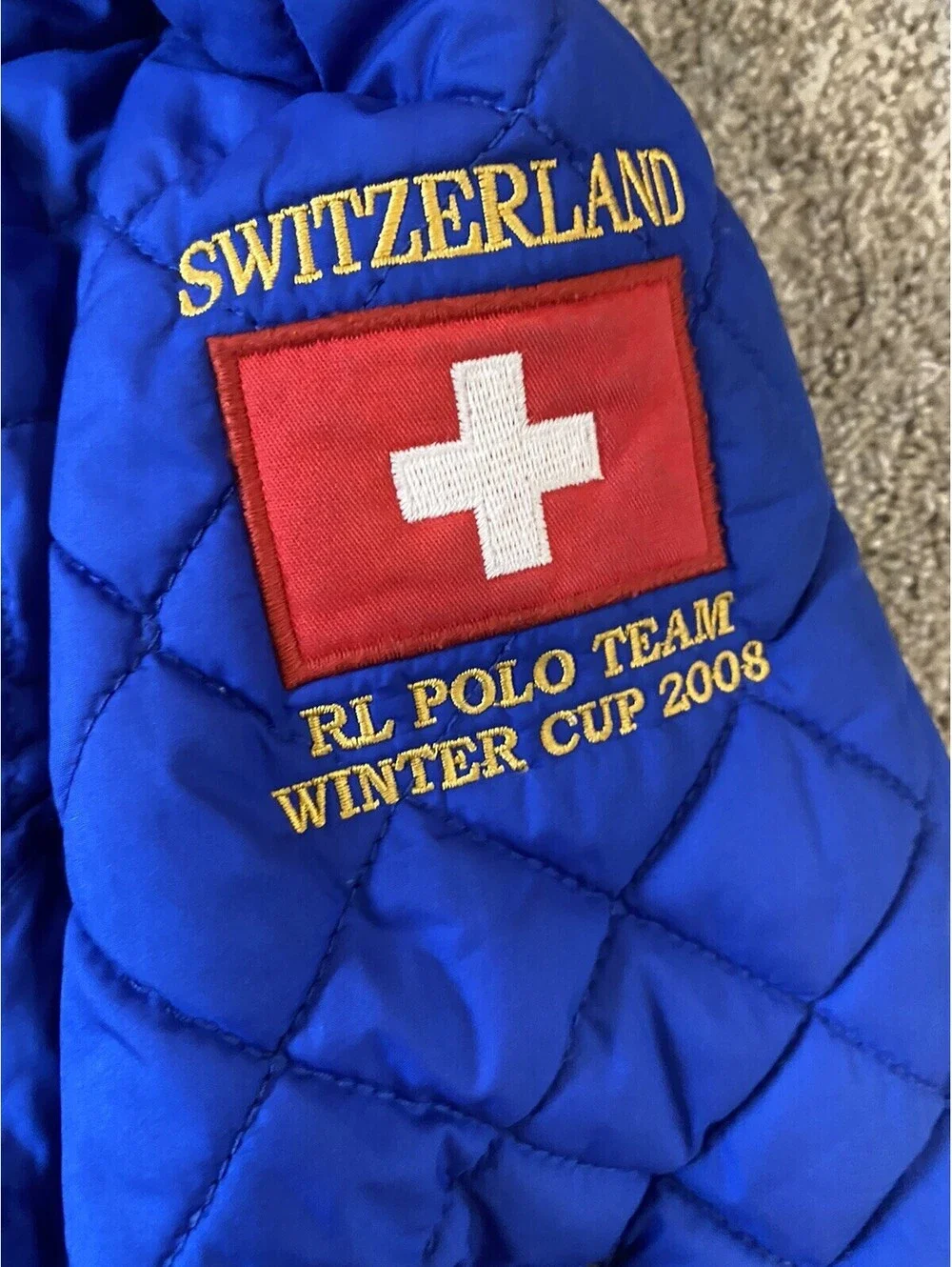 Polo Ralph Lauren Boys Reversible Coat Jacket Embroidered 3T Emblem Winter Cup